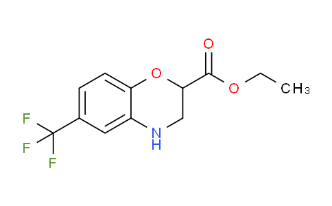 CAS No. 68281-49-2, Ethyl 6-(trifluoromethyl)-3,4-dihydro-2H-benzo[b][1,4]oxazine-2-carboxylate
