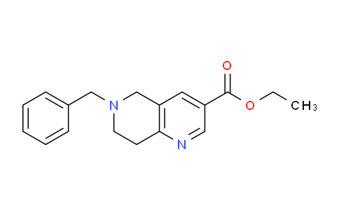 CAS No. 1443290-35-4, Ethyl 6-benzyl-5,6,7,8-tetrahydro-1,6-naphthyridine-3-carboxylate