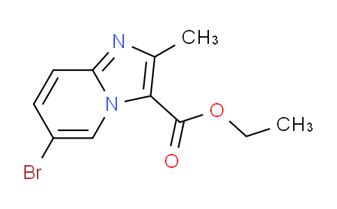 CAS No. 81438-56-4, Ethyl 6-bromo-2-methylimidazo[1,2-a]pyridine-3-carboxylate