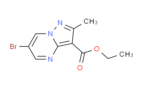 CAS No. 96319-36-7, Ethyl 6-bromo-2-methylpyrazolo[1,5-a]pyrimidine-3-carboxylate