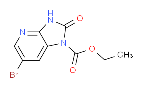 CAS No. 1021919-64-1, Ethyl 6-bromo-2-oxo-2,3-dihydro-1H-imidazo[4,5-b]pyridine-1-carboxylate