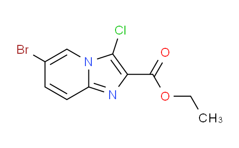 CAS No. 1296223-93-2, Ethyl 6-bromo-3-chloroimidazo[1,2-a]pyridine-2-carboxylate