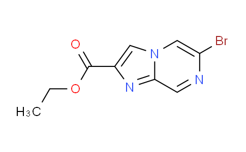 CAS No. 1208085-94-2, Ethyl 6-bromoimidazo[1,2-a]pyrazine-2-carboxylate