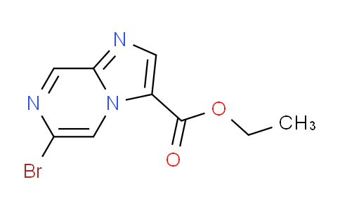 CAS No. 1289193-46-9, Ethyl 6-bromoimidazo[1,2-a]pyrazine-3-carboxylate