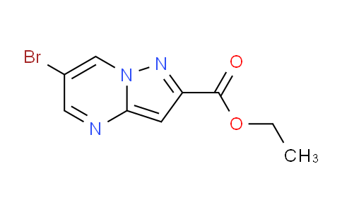 CAS No. 1005209-42-6, Ethyl 6-bromopyrazolo[1,5-a]pyrimidine-2-carboxylate