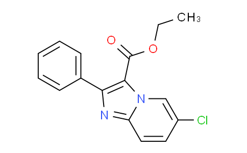 CAS No. 193979-37-2, Ethyl 6-chloro-2-phenylimidazo[1,2-a]pyridine-3-carboxylate