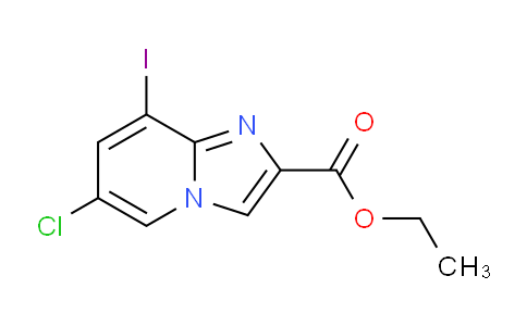 CAS No. 1033463-34-1, Ethyl 6-chloro-8-iodoimidazo[1,2-a]pyridine-2-carboxylate