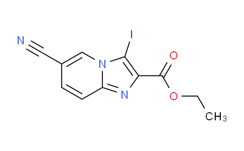 CAS No. 885275-50-3, Ethyl 6-cyano-3-iodoimidazo[1,2-a]pyridine-2-carboxylate