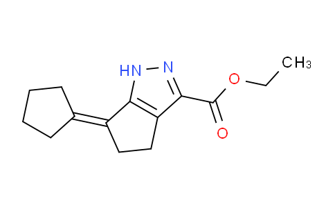 CAS No. 1313712-62-7, Ethyl 6-cyclopentylidene-1,4,5,6-tetrahydrocyclopenta[c]pyrazole-3-carboxylate