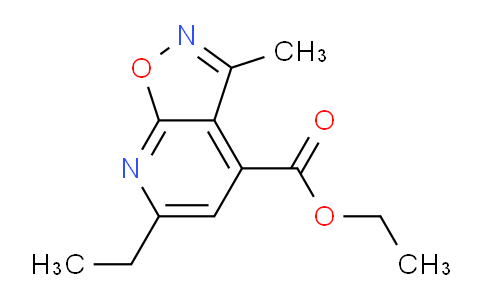 CAS No. 1018053-06-9, Ethyl 6-ethyl-3-methylisoxazolo[5,4-b]pyridine-4-carboxylate