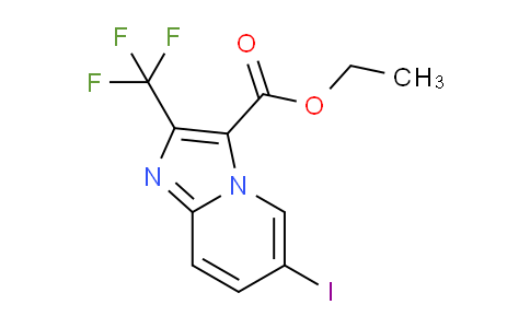 CAS No. 900019-79-6, Ethyl 6-iodo-2-(trifluoromethyl)imidazo[1,2-a]pyridine-3-carboxylate