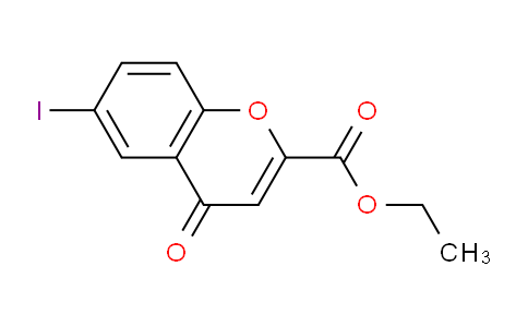 CAS No. 35204-44-5, Ethyl 6-iodo-4-oxo-4H-chromene-2-carboxylate