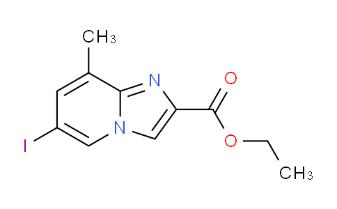 CAS No. 952183-17-4, Ethyl 6-iodo-8-methylimidazo[1,2-a]pyridine-2-carboxylate