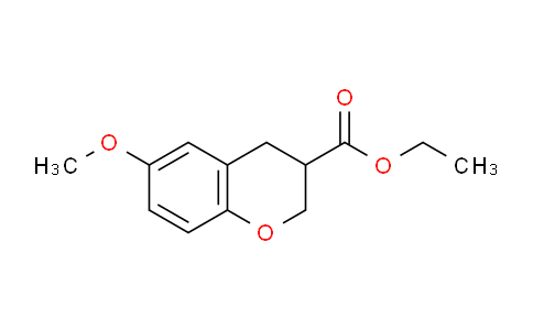 CAS No. 885271-71-6, Ethyl 6-methoxychroman-3-carboxylate