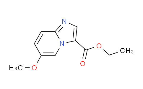 CAS No. 1220039-84-8, Ethyl 6-methoxyimidazo[1,2-a]pyridine-3-carboxylate