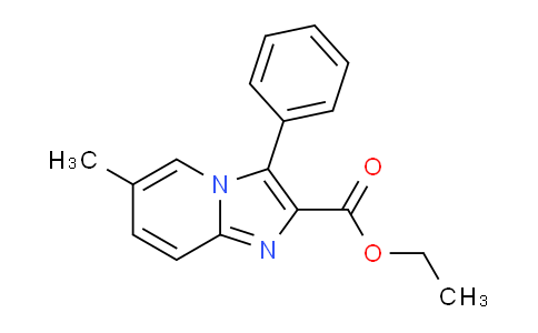 CAS No. 137997-25-2, Ethyl 6-methyl-3-phenylimidazo[1,2-a]pyridine-2-carboxylate