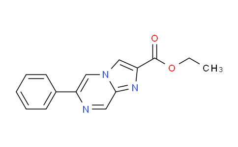 CAS No. 1208082-81-8, Ethyl 6-phenylimidazo[1,2-a]pyrazine-2-carboxylate