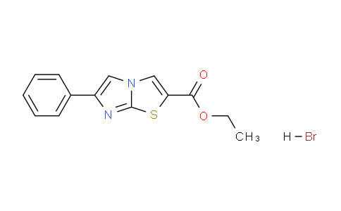 CAS No. 1177093-01-4, Ethyl 6-phenylimidazo[2,1-b]thiazole-2-carboxylate hydrobromide