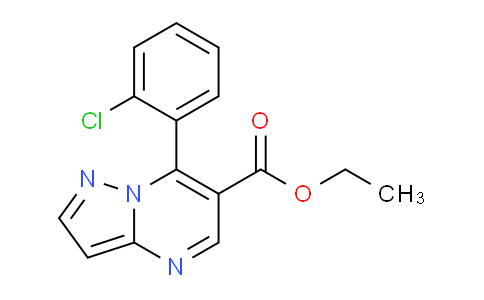 CAS No. 60868-62-4, Ethyl 7-(2-chlorophenyl)pyrazolo[1,5-a]pyrimidine-6-carboxylate