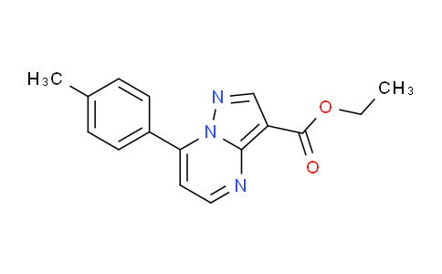 CAS No. 678983-41-0, Ethyl 7-(p-tolyl)pyrazolo[1,5-a]pyrimidine-3-carboxylate