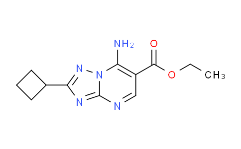 CAS No. 1379811-62-7, Ethyl 7-amino-2-cyclobutyl-[1,2,4]triazolo[1,5-a]pyrimidine-6-carboxylate