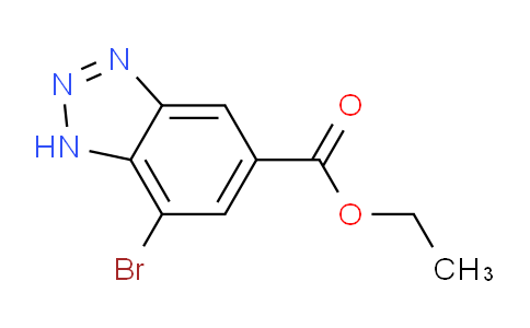 CAS No. 1246759-55-6, Ethyl 7-bromo-1H-1,2,3-benzotriazole-5-carboxylate