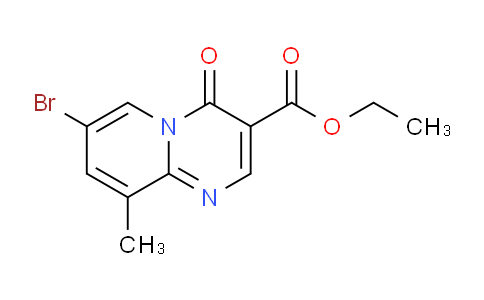 CAS No. 1820685-82-2, Ethyl 7-bromo-9-methyl-4-oxo-4H-pyrido[1,2-a]pyrimidine-3-carboxylate