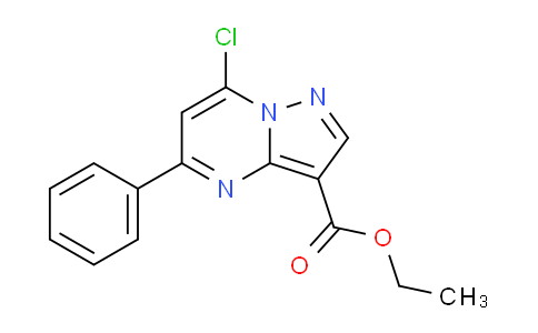 CAS No. 771514-25-1, Ethyl 7-chloro-5-phenylpyrazolo[1,5-a]pyrimidine-3-carboxylate