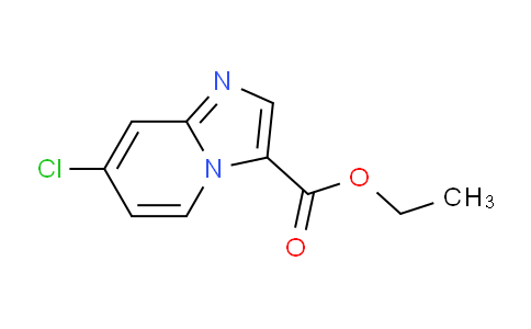 CAS No. 1296201-68-7, Ethyl 7-chloroimidazo[1,2-a]pyridine-3-carboxylate