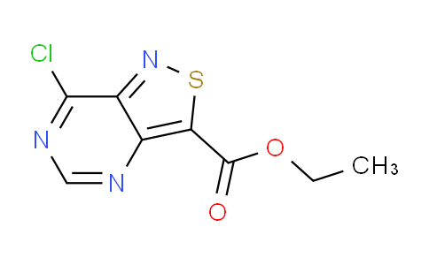 CAS No. 1250999-94-0, Ethyl 7-chloroisothiazolo[4,3-d]pyrimidine-3-carboxylate