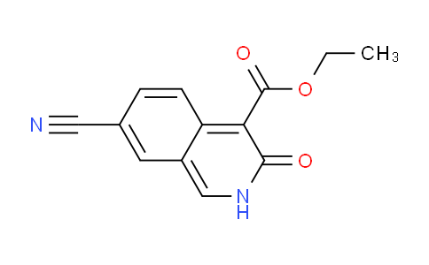 CAS No. 1956331-05-7, Ethyl 7-cyano-3-oxo-2,3-dihydroisoquinoline-4-carboxylate