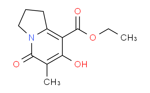 CAS No. 116993-42-1, Ethyl 7-hydroxy-6-methyl-5-oxo-1,2,3,5-tetrahydroindolizine-8-carboxylate