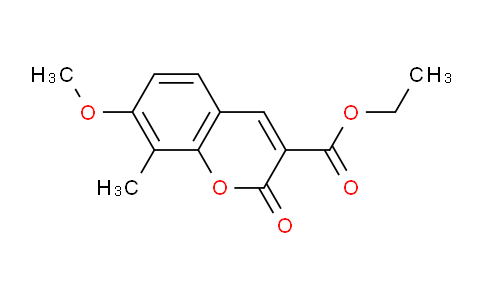 CAS No. 855287-26-2, Ethyl 7-methoxy-8-methyl-2-oxo-2H-chromene-3-carboxylate