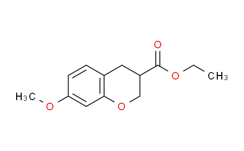 CAS No. 885271-77-2, Ethyl 7-methoxychroman-3-carboxylate