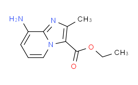CAS No. 185133-90-8, Ethyl 8-amino-2-methylimidazo[1,2-a]pyridine-3-carboxylate