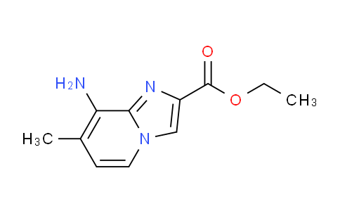 CAS No. 132272-55-0, Ethyl 8-amino-7-methylimidazo[1,2-a]pyridine-2-carboxylate