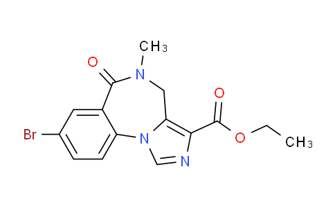 CAS No. 78756-37-3, Ethyl 8-bromo-5-methyl-6-oxo-5,6-dihydro-4H-benzo[f]imidazo[1,5-a][1,4]diazepine-3-carboxylate