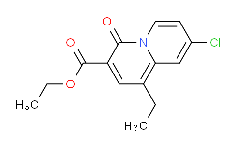 CAS No. 139179-03-6, Ethyl 8-chloro-1-ethyl-4-oxo-4H-quinolizine-3-carboxylate
