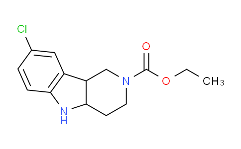 CAS No. 885272-49-1, Ethyl 8-chloro-3,4,4a,5-tetrahydro-1H-pyrido[4,3-b]indole-2(9bH)-carboxylate