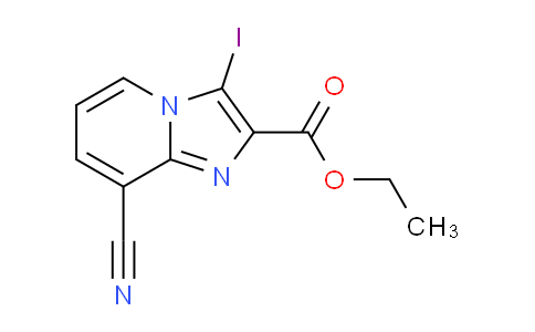 CAS No. 885275-52-5, Ethyl 8-cyano-3-iodoimidazo[1,2-a]pyridine-2-carboxylate