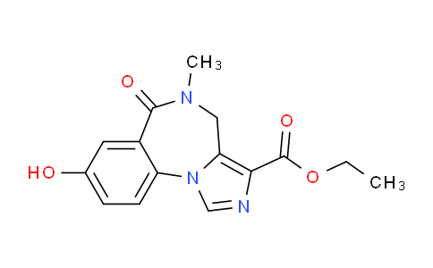 CAS No. 131666-45-0, Ethyl 8-hydroxy-5-methyl-6-oxo-5,6-dihydro-4H-benzo[f]imidazo[1,5-a][1,4]diazepine-3-carboxylate
