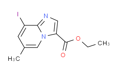 CAS No. 1565827-85-1, Ethyl 8-iodo-6-methylimidazo[1,2-a]pyridine-3-carboxylate
