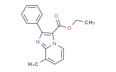 CAS No. 220465-48-5, Ethyl 8-methyl-2-phenylimidazo[1,2-a]pyridine-3-carboxylate