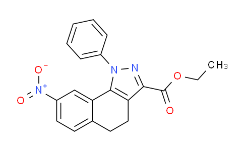 CAS No. 1363405-17-7, Ethyl 8-nitro-1-phenyl-4,5-dihydro-1H-benzo[g]indazole-3-carboxylate