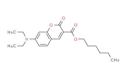 CAS No. 851963-03-6, Hexyl 7-(diethylamino)-2-oxo-2H-chromene-3-carboxylate