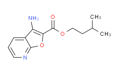 CAS No. 371943-09-8, Isopentyl 3-aminofuro[2,3-b]pyridine-2-carboxylate