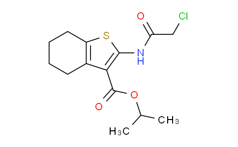 CAS No. 560080-98-0, Isopropyl 2-(2-chloroacetamido)-4,5,6,7-tetrahydrobenzo[b]thiophene-3-carboxylate