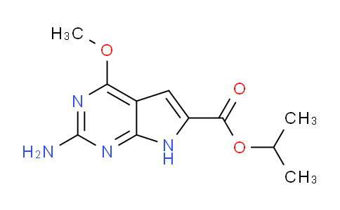 DY683119 | 929973-11-5 | Isopropyl 2-amino-4-methoxy-7H-pyrrolo[2,3-d]pyrimidine-6-carboxylate