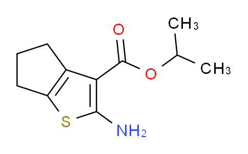 CAS No. 350990-01-1, Isopropyl 2-amino-5,6-dihydro-4H-cyclopenta[b]thiophene-3-carboxylate