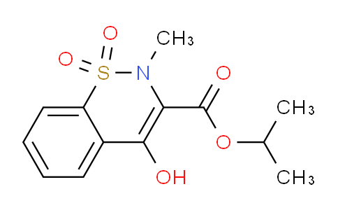 CAS No. 118854-48-1, Isopropyl 4-hydroxy-2-methyl-2H-benzo[e][1,2]thiazine-3-carboxylate 1,1-dioxide